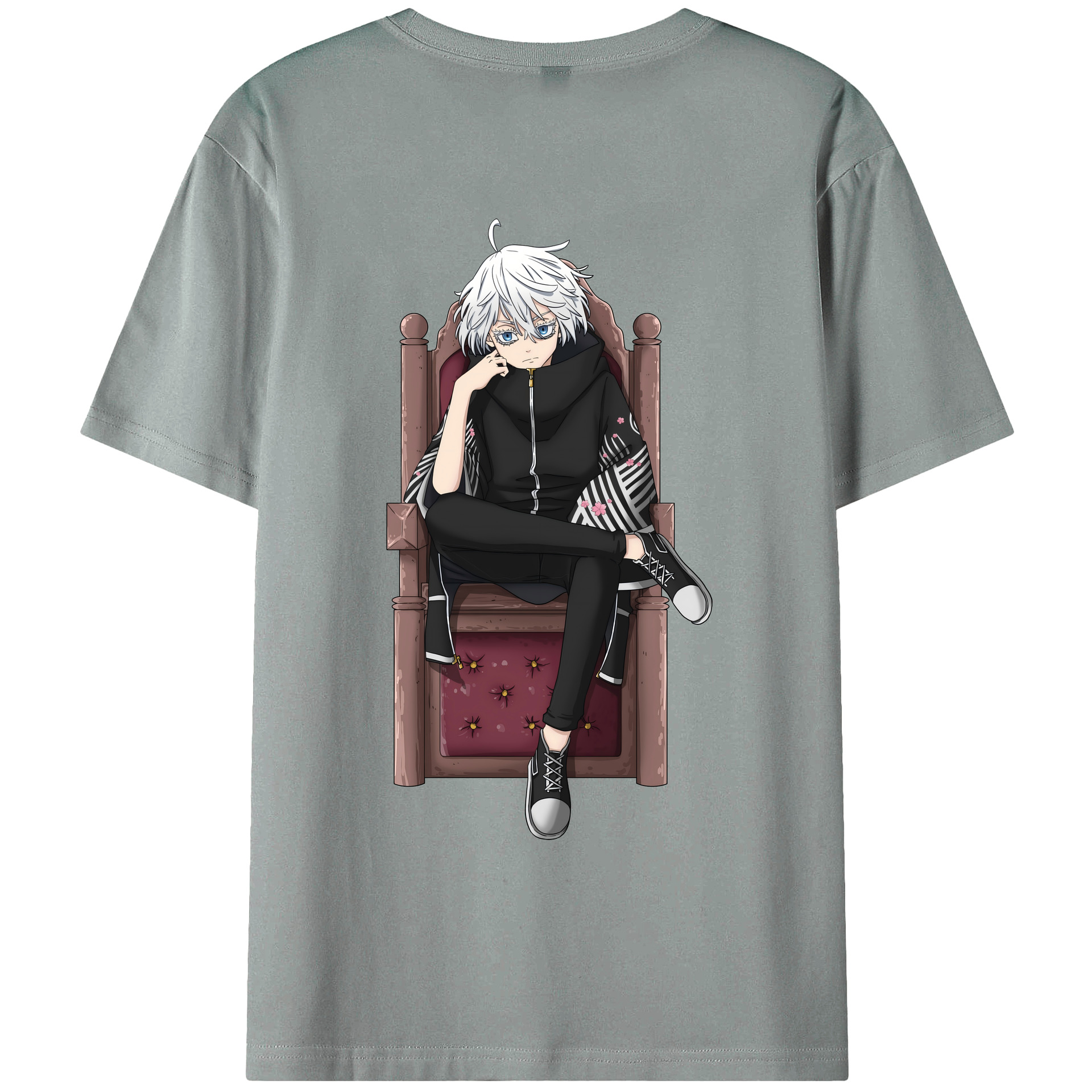 （画像用） 東京リベンジャーズ Tokyo Revengers 綿100％ メンズ半袖Tシャツ（バックプリント） 通気性